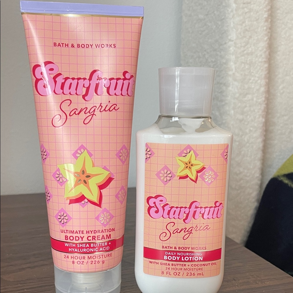 Bath & Body Works Starfruit Sangria Body Cream and Lotion